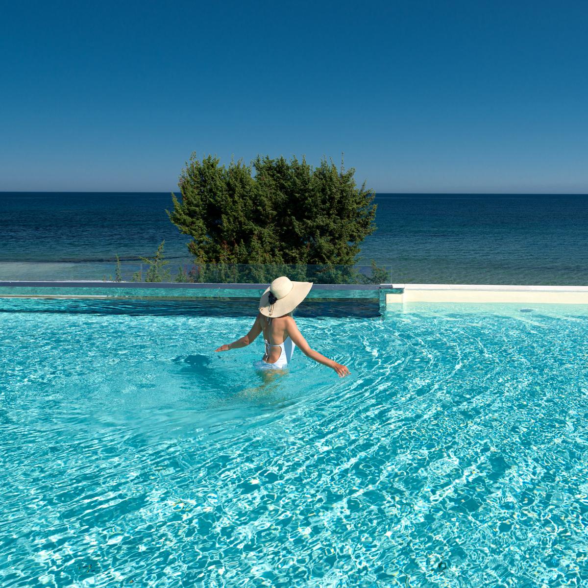 Forte_Village's tweet photo. To infinity and beyond! 
Introducing our new #InfinityPool with breathtaking views over the Mediterranean sea.. 
Now time to take a dip!

#ForteVillage Resort #Sardinia #Sardegna https://t.co/TS7bQMk36O