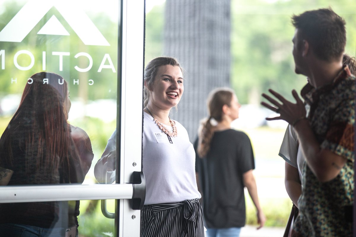 TheActionChurch's tweet photo. We canโt help but smile as we look forward to #SummerAtAction this morning! ๐๐ฝ๐ฅณ Who are you bringing with you to hear from @biancaolthoff today? ๐ https://t.co/H9SkEjDf6B