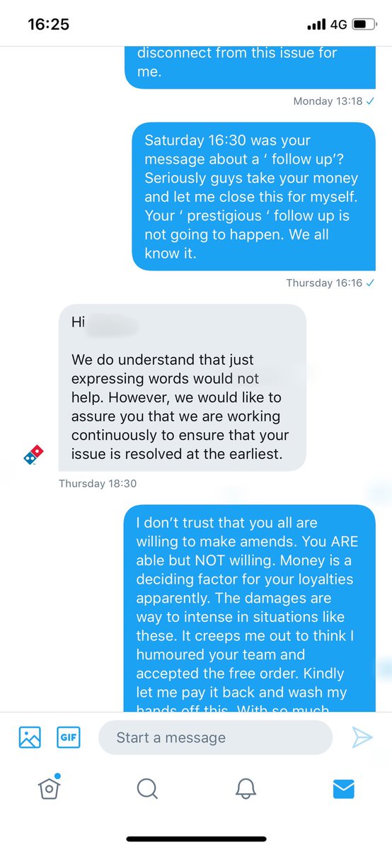 NY_nabila's tweet photo. A woman is violated at the Cunningham Road @dominos_india and the matter is definitely reported to the corporate but she gets nothing but avoidance of the issue and further harassment. #WhereIsIntegrity @dominos https://t.co/me30X2KGsE