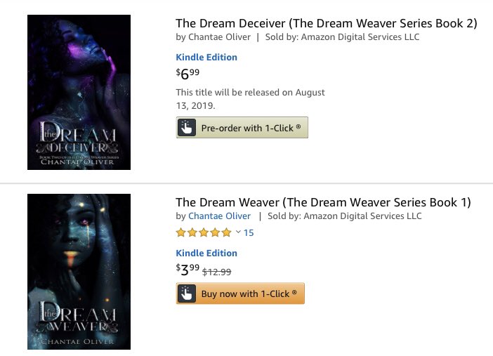 chantaeoliver's tweet image. Sooooooooooo yeah.....
2 books on #Amazon!?!?!?!
😭🥰😭🤩😭🥳😭😍
I feel so happy and blessed right now.
✨
#WritingCommunity #IndieAuthor #BookRelease