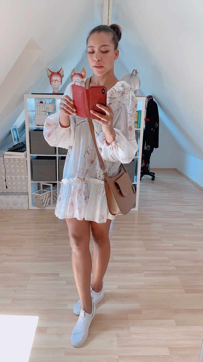 Got a new dress and I love it ♥️ enjoy your Sunday guys #ootd #nocosplay