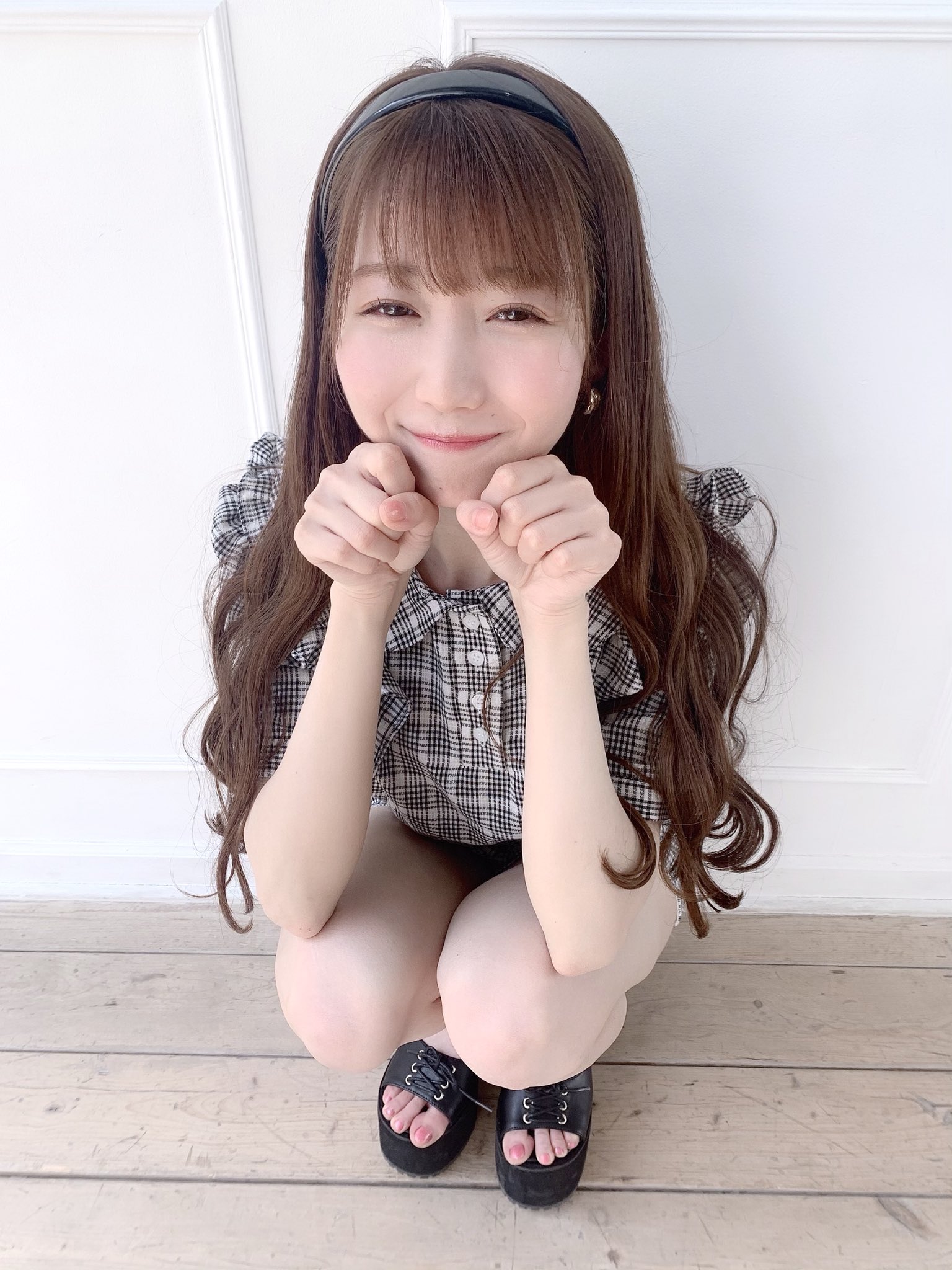 Amazon.co.jp: イコラブ 大谷映美里 生写真 ギンガムチェック