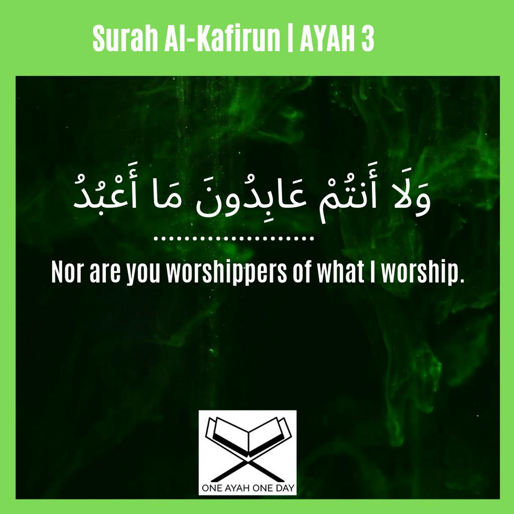 Surat Al Kafirun Ayat 6 Surah Al Kafirun Ayat 1 6 Menerangkan Tentang