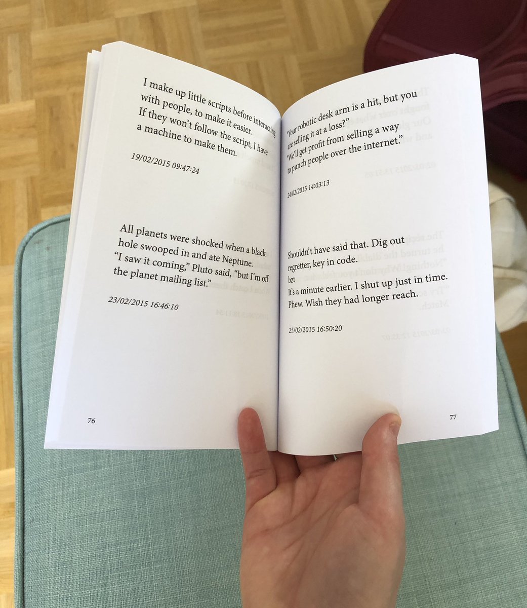 🚀 HUMANS WERE REPLACED 👽 Available in print and as e-book, in German and English 👾 my work with @mkrtxt is done and it was beautiful 🤖book is beautiful 👾 BUY A COPY to support indie publishing / translation / writing 🤖 <a href="/brthe_muhlff/">Birthe Mühlhoff</a> <a href="/MicroSFF/">microsff</a>