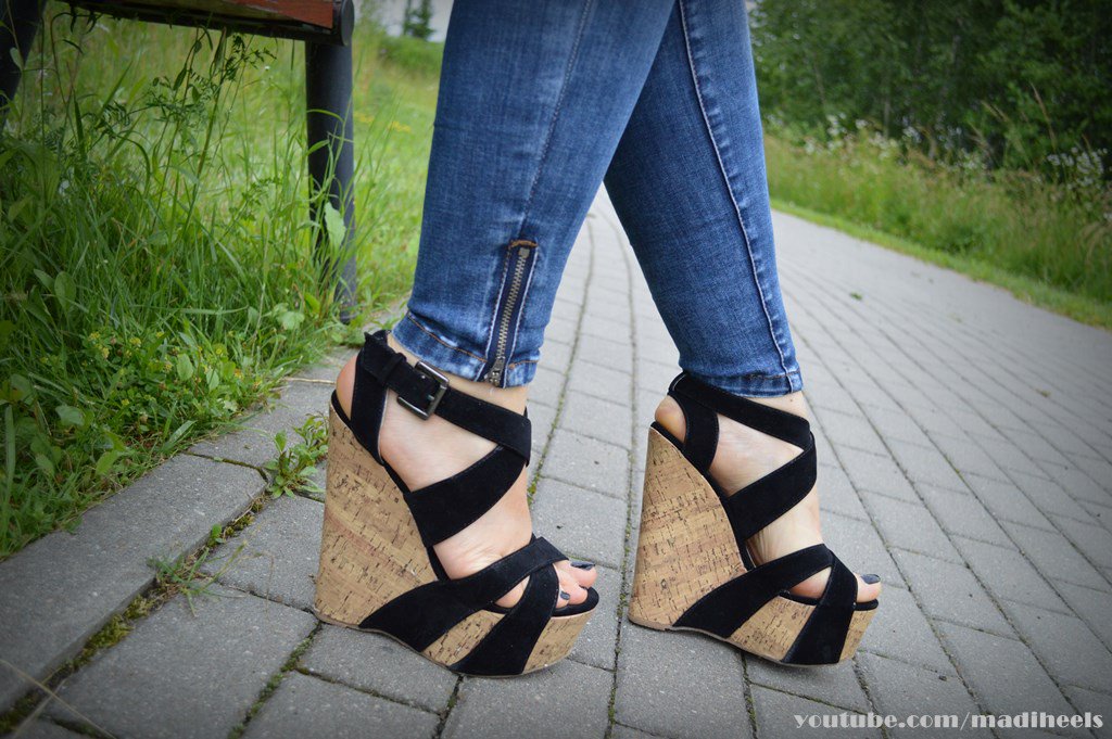 Pleaser Beau 6.5 Inch Cork Wedges Timberland Paris Height 6 Inch Wedges 6in...