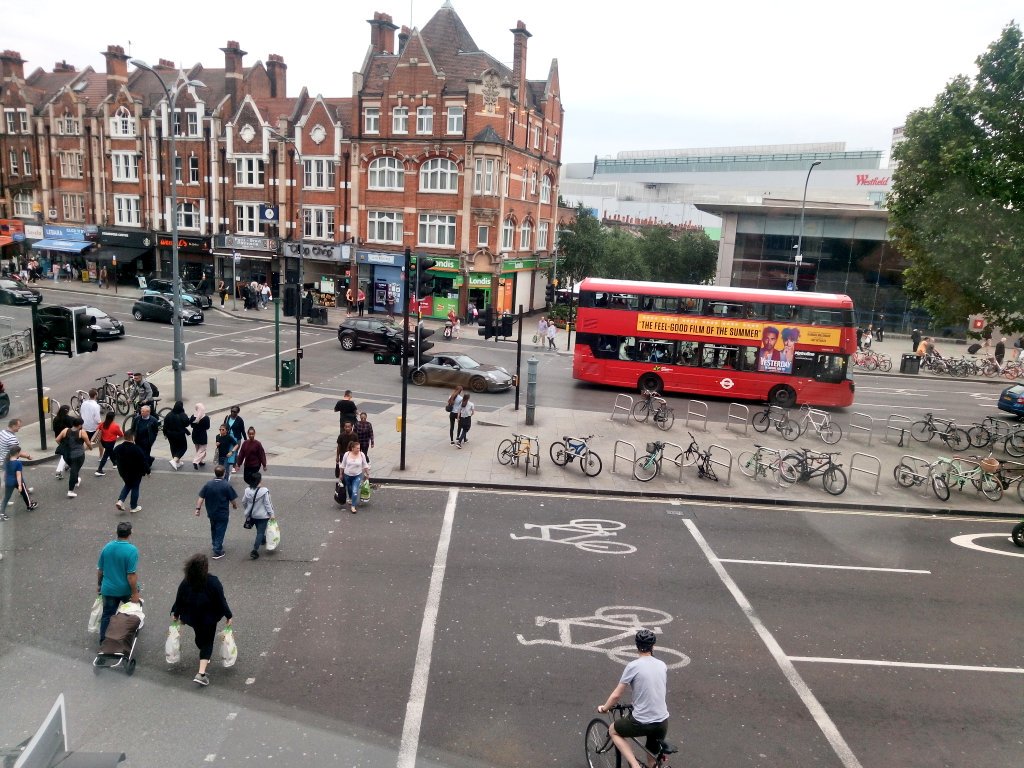 The joy of geography... 
So many layers...
aspects...perspectives... uses of place... interconnections... futures... decisions... dimensions... people/ place/ environment/ location... 

[Where? Shepherd's Bush, London]

Why not discuss with your class this week?