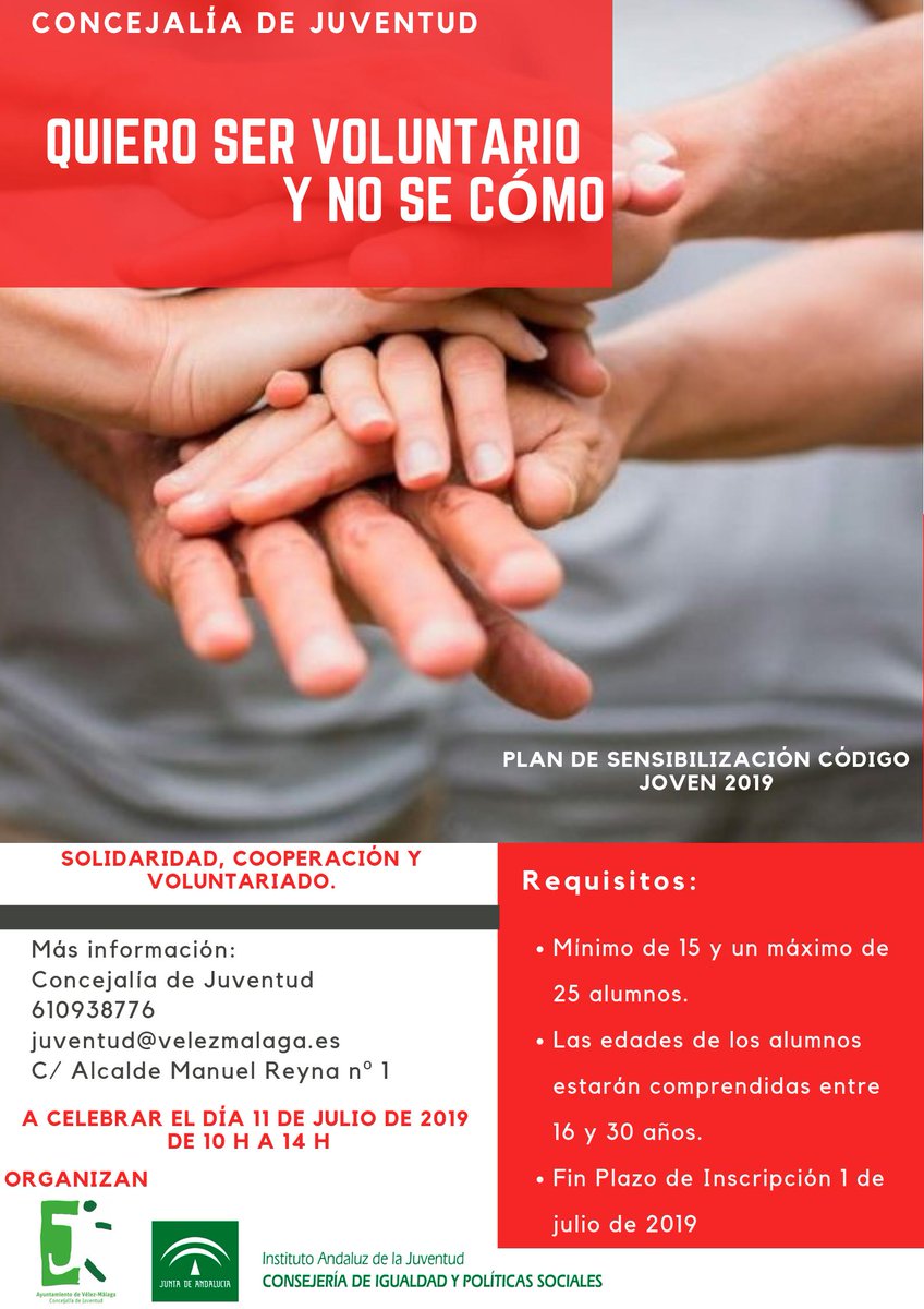 ¡En breve finaliza el plazo de inscripción!
✴️✴️✴️✴️
➕ info:  ow.ly/gzmI50uJECu