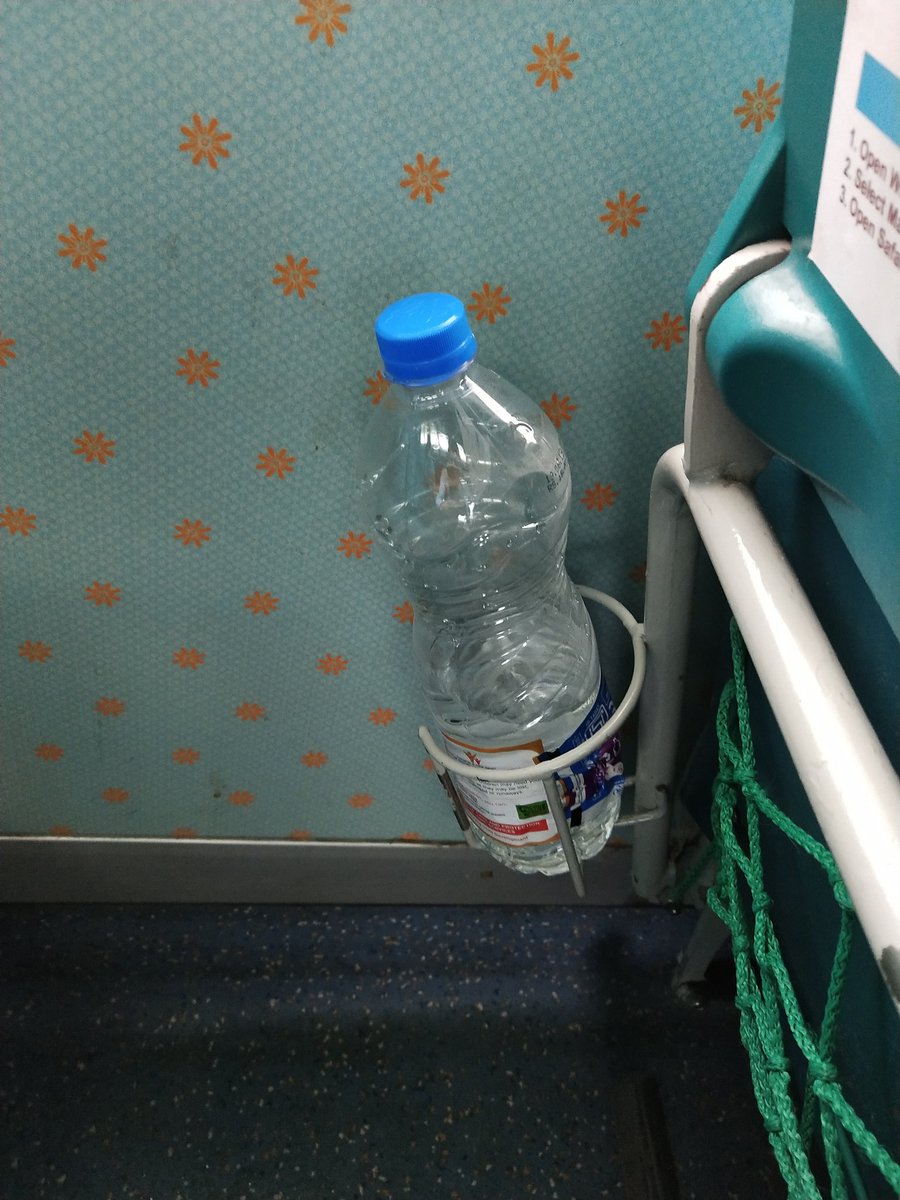 HPKonemane's tweet photo. Suggestion to Indian Railways not to provide free water bottles worth more and than 200 ml in trains. it’s a pity to watch people wasting precious drinking https://t.co/G9EooNS7y3 would be better to serve free things only on demands.
@indianrailway__ 
@PiyushGoyal https://t.co/o6jgh754TG