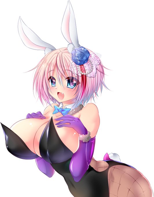 このバニーちゃんももっとかきたいな…ショートヘア…ピンク…好き… 