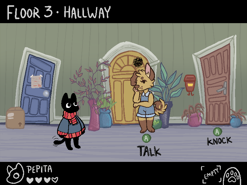 castillo_de_paz's tweet photo. Pepita is an anxious kitten who wants nothing more than to make others worry less, should we help this neighbor out? #gamedev #pixel https://t.co/oEM3Fq1ozz