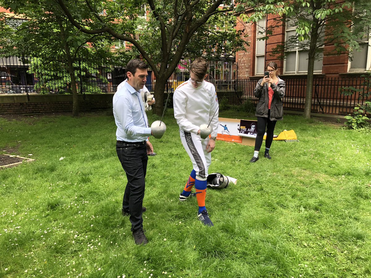 LGBT Foundation (@lgbtfdn) on Twitter photo Greater Manchester Mayor <a href="/AndyBurnhamGM/">Andy Burnham</a> joins us at the Great Manchester Get Together!
Getting quick tutorial from sports groups 🤺🏉🏃♂️⚾️
<a href="/great_together/">Great Get Together</a> <a href="/JoCoxFoundation/">The Jo Cox Foundation</a> #MoreInCommon Greater Manchester Mayor <a href="/AndyBurnhamGM/">Andy Burnham</a> joins us at the Great Manchester Get Together!
Getting quick tutorial from sports groups 🤺🏉🏃♂️⚾️
<a href="/great_together/">Great Get Together</a> <a href="/JoCoxFoundation/">The Jo Cox Foundation</a> #MoreInCommon