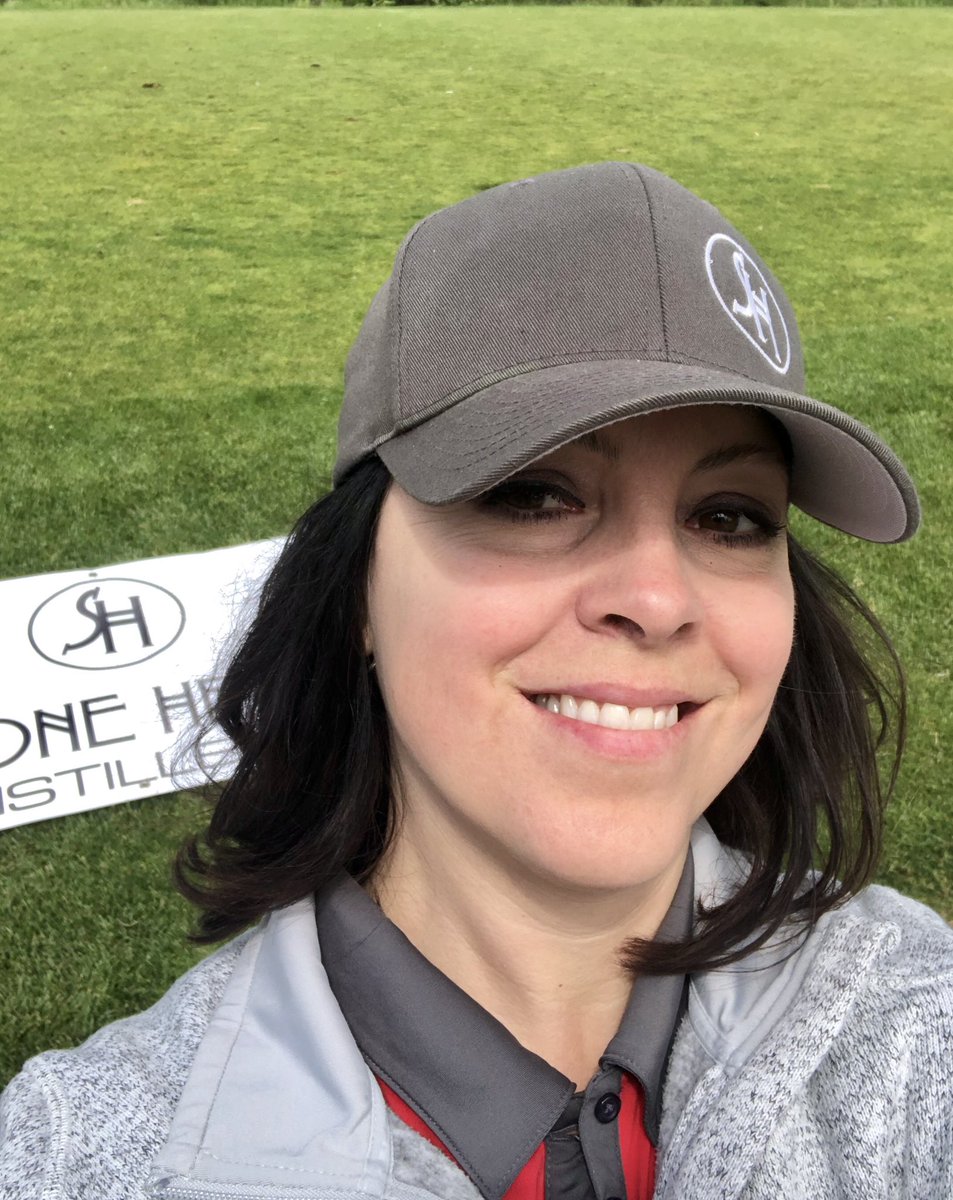 All set up at the <a href="/albertasprings/">Alberta Springs Golf</a> for the <a href="/harleydavidson/">Harley-Davidson</a> golf tournament in support of <a href="/STARSambulance/">STARS</a> #fromthegroundup #craftdistillery #giveback #community