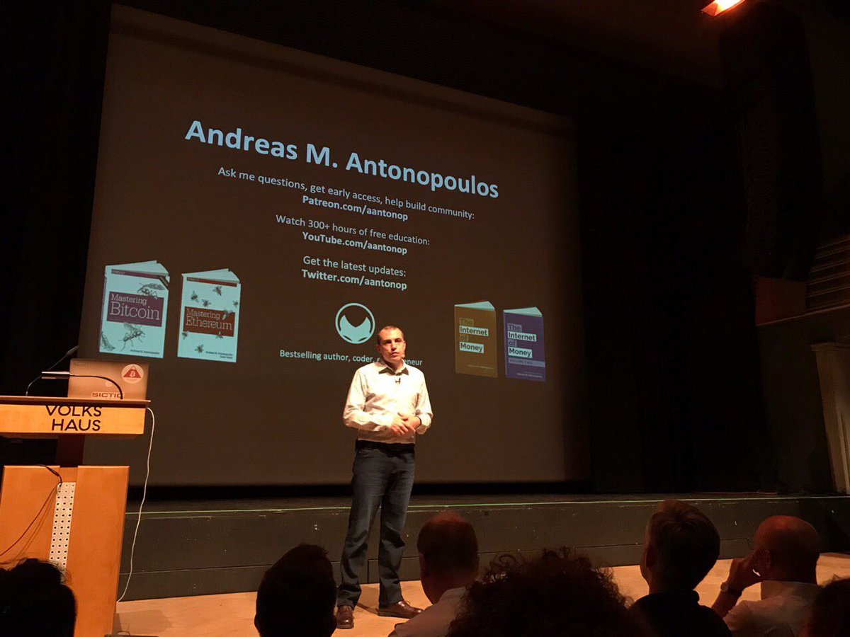 Great evening tonight at the meet-up ‘Andreas M. Antonopoulos: Thoughts on The Future of Programmable Money’ organized by <a href="/bitcoin_ch/">Bitcoin Association Switzerland</a>