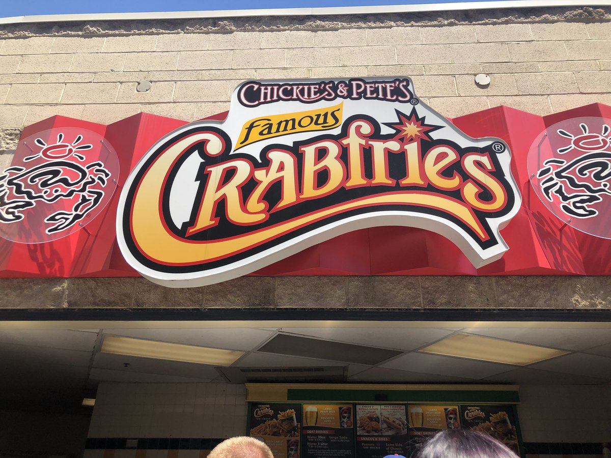 dawnbrockman's tweet photo. Beautiful day at the ballpark. @CrabFries are a thing here and so are Phillie Cheese Steaks!!! #OK2PA https://t.co/htqKyV2TrR