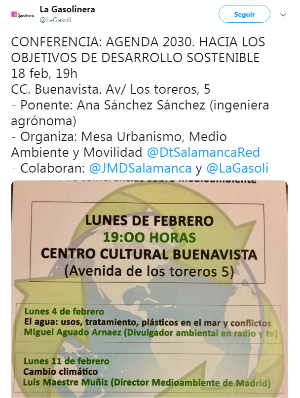 Y como no podía ser de otra forma estos centros vecinales abrazan, promocionan y organizan todas y cada una de las actividades ligadas a causas políticas de ciertos sectores ideológicos. Gente de CGT o EcologistasEnAcción dan charlas sobre feminismo, refugiados, ecologismo, etc.