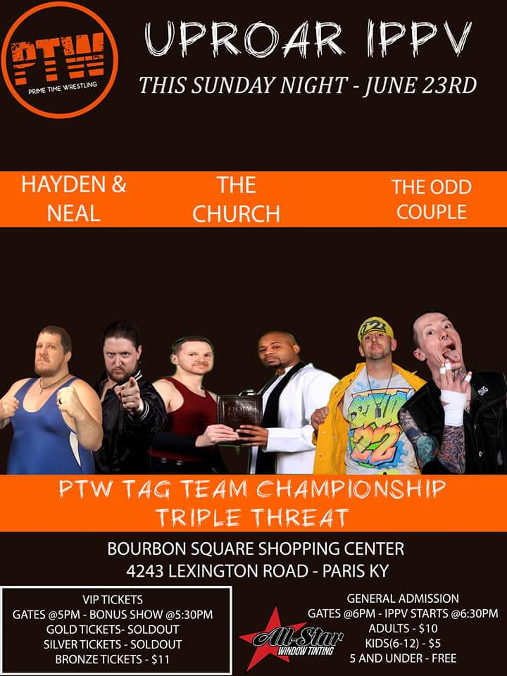 PTWrestling's tweet photo. Plenty of room for YOU tonight at the PTW SPORTATORIUM for #PTWUproar #PTWProud https://t.co/zNxuXSJhoE