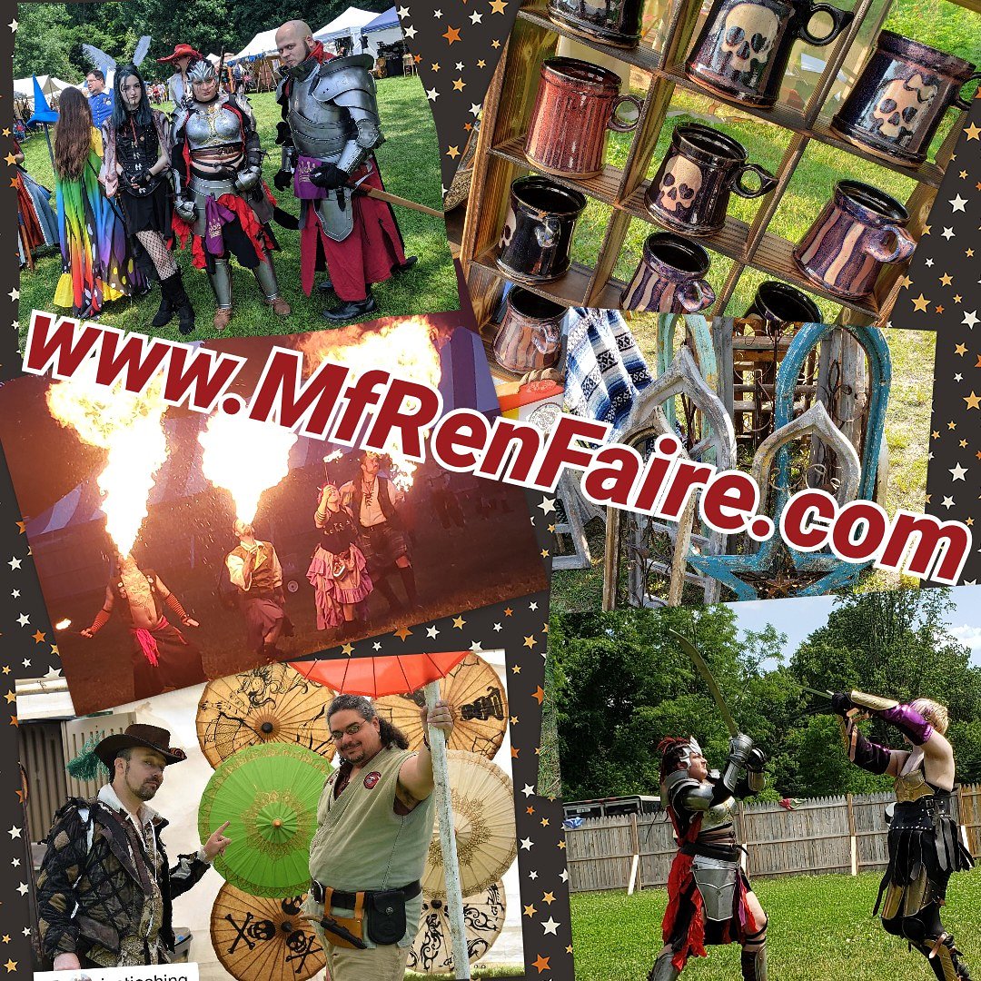 Day Two!! It's another beautiful day! Come spend it at the Faire!!
We open at 11::00am.
 Warsaw Park, 119 Pulaski Highway, Ansonia, Connecticut.
🎪
#mfrf #mfrf2019 #mfrenfaire #renaissancefaire #connecticut #fantasyfaire #renaissancefestival