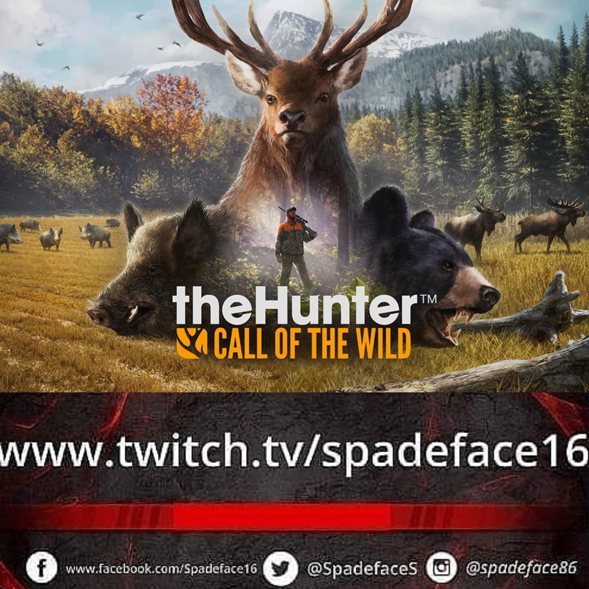 SPADEface Streaming (@spadefaces) on Twitter photo LIVE 3pm GMTplaying hunter call for the wild come join in and say hi #huntercallofthewild #twitch #smallstreamer #gamerslounge #twitchstreamer #hunting <a href="/expansiveworlds/">randomhandleforchange</a> <a href="/TheDabNation1/">#TDN</a> <a href="/GamersLounge12/">GamersLounge</a> @twitchsmallstreamers twich.tv/spadeface16 LIVE 3pm GMTplaying hunter call for the wild come join in and say hi #huntercallofthewild #twitch #smallstreamer #gamerslounge #twitchstreamer #hunting <a href="/expansiveworlds/">randomhandleforchange</a> <a href="/TheDabNation1/">#TDN</a> <a href="/GamersLounge12/">GamersLounge</a> @twitchsmallstreamers twich.tv/spadeface16