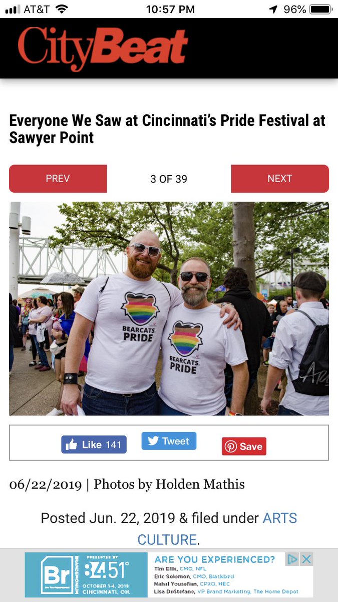 Happy Cincinnati Pride! #BearcatsPride