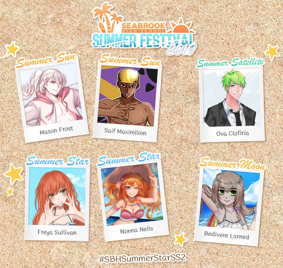 SeabrookHigh's tweet photo. ขอแสดงความยินดีกับผู้ที่ชนะการประกวด Summer Star ทั้งหกท่านด้วยนะคะ! โดยผู้ที่ชนะการประกวดในแต่ละหมวดมีดังต่อไปนี้ค่ะ
Summer Sun
1. เมสัน ฟรอสท์ @SBH_MF
2. แซฟ แม็กซิมิเลี่ยน @sbh_saif
#SBHSummerStarSS2
#SBHSummerFestSS2 https://t.co/kVpLSE9yTW