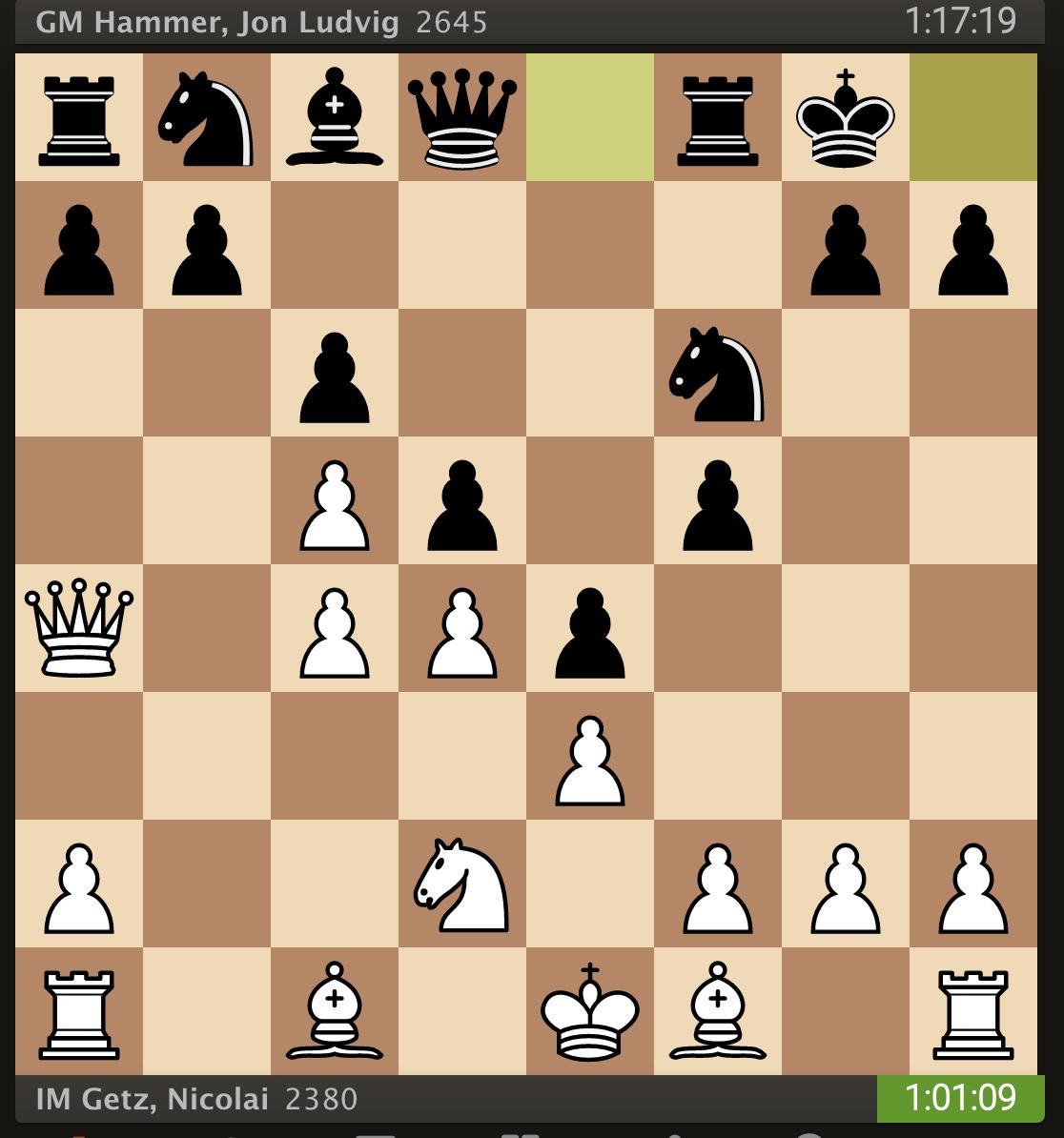 lichess.org on X: GM Jon Ludvig Hammer is playing IM Jonathan