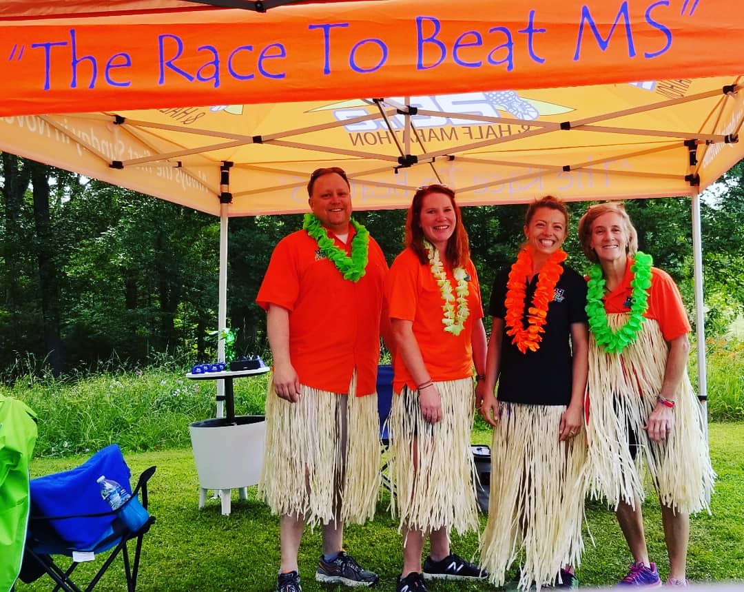 Bg262's tweet photo. The Race to Beat MS🧡
#bg262 #BikeMS #bluegrassbourbonride #luau #MS #fourrosesdistillery #cycling @mssociety @bikesandbourbon https://t.co/XbElb1SWnT