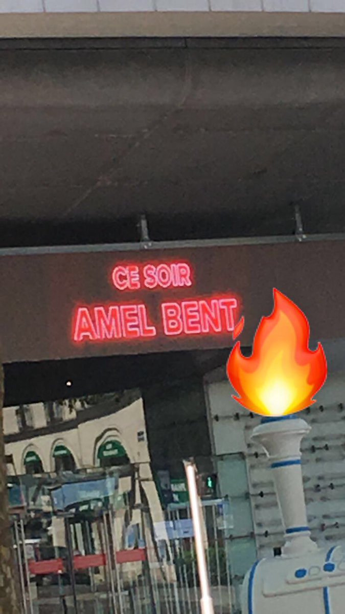 A ce soir @amel_bent #LAutreTour à Tours 🔥🔥