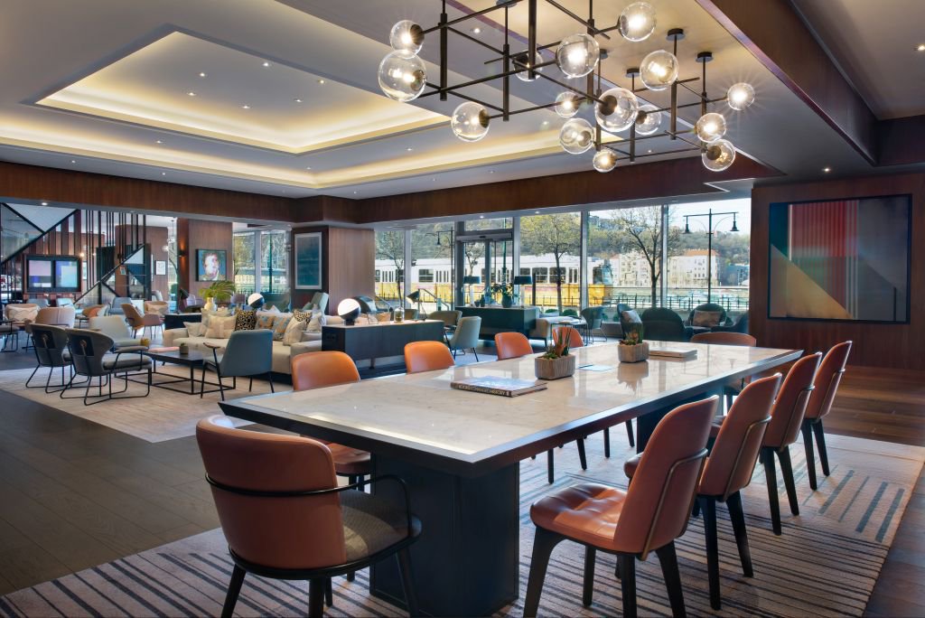 marriotthungary's tweet image. It’s called great room for a reason. #marriottbudapest #interior #greatroomdesign