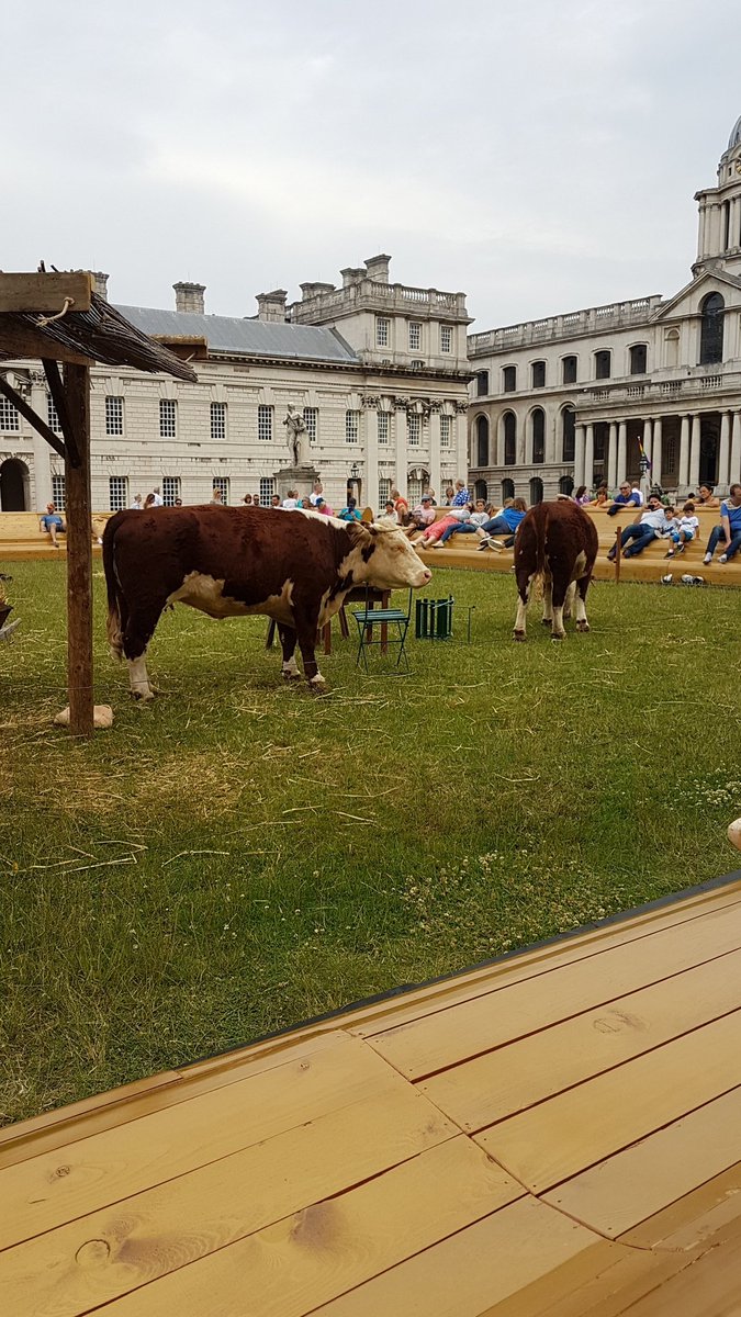 GDIFestival's tweet photo. Our cows need names! Any more #namethatcow suggestions for our bucolic beauties before 5pm today? #GreenwichFair #Cow-mpetiton ๐ https://t.co/uqWuPVPQvs