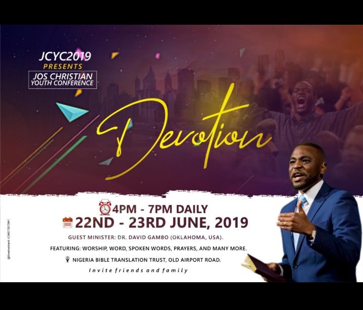 Daya_speaks's tweet photo. Last day of Jos Christian Youth Conference, it's been an amazing experience. come and join us and your life will not remain the same.
#JCYC2019
#Devotion2019 https://t.co/bYs8EwioB0