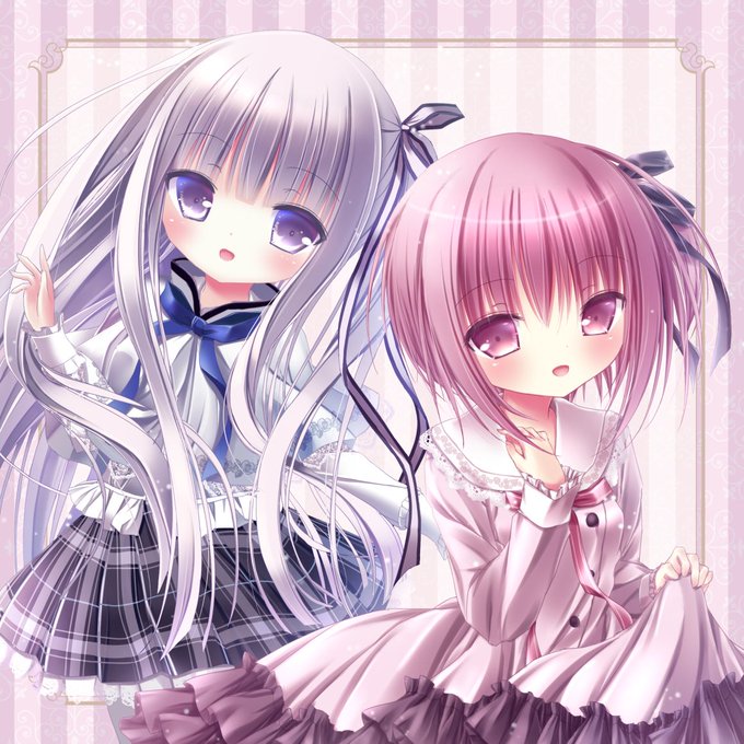 潤たんと智花ちゃんを描きました🏀🎵 潤たんは秋守空さん(@TinkleAkikami )に塗ってもらいました✨  #ロウきゅーぶ #rokyubu #天使の3P #tenshino3p 