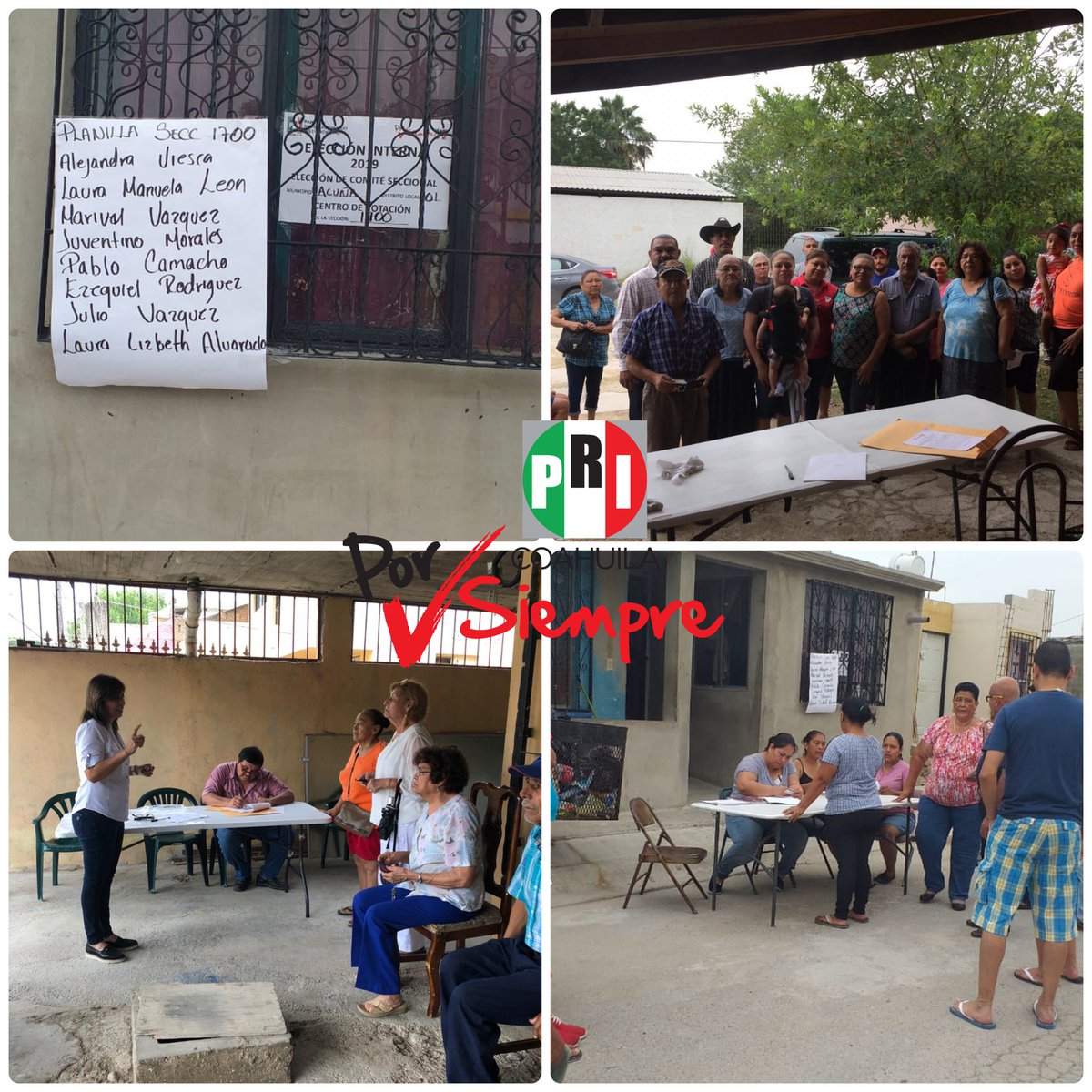 rigofuentes's tweet photo. Desde las 09:00 a.m. empezaron a abrir los centros de votaci��n.

Elección de dirigencias de los #ComitésSeccionalesPRI en Abasolo, Acuña, Castaños, Cuatro Ciénegas, Francisco I. Madero, Morelos, Nava, Progreso, Ocampo, Sabinas, San Pedro y Zaragoza, está en marcha.

@PRICoahuila https://t.co/IxWNiBozd7