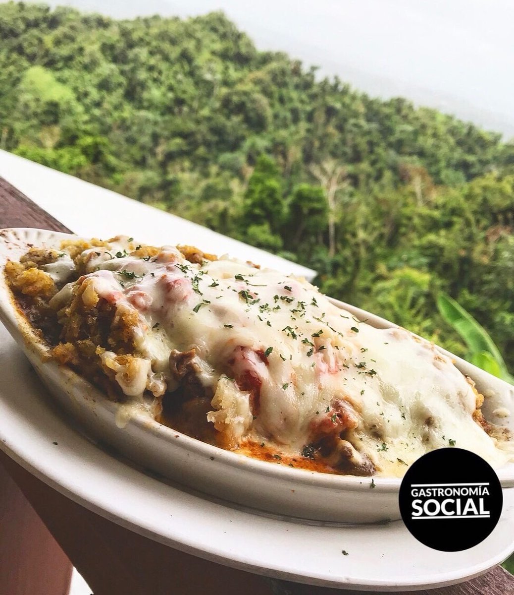 GastroSocialPR's tweet photo. Lasagna de Trifongo rellena de churrasco. Este plato, que es la especialidad de @casalinda_restaurante en Aguada es el favorito de muchos. #GastronomiaSocialPR https://t.co/zPEeCliLTX