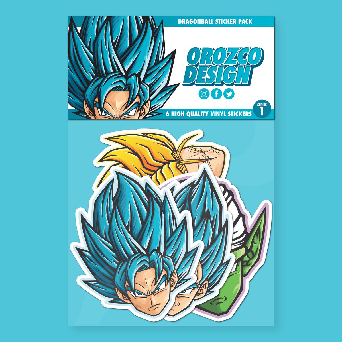 bertolaughs's tweet image. (LINK BELOW) Dragon Ball Sticker Pack series 1 is now available via my online store. Each pack has 4 stickers with #goku #vegeta #trunks #Piccolo 

Printed by @stickerapp and packed and designed by yours truly. Limited quantities at this time. 
orozcodesignstudio.com/store