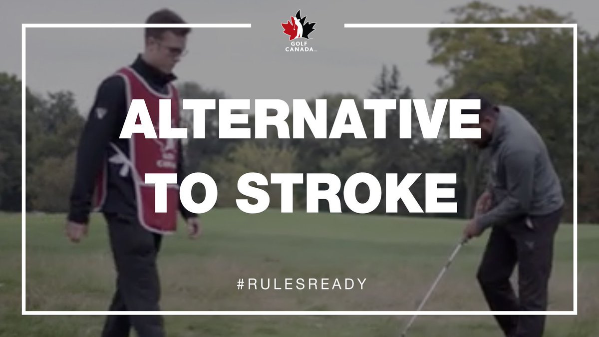 GolfCanada's tweet photo. Now under the Rules, when your ball is lost or out of bounds, your course or can use a Local Rule that does not require you to play under stroke and distance #RulesReady
➡️ https://t.co/O7EyQdp1FK https://t.co/uhJK4utpKQ