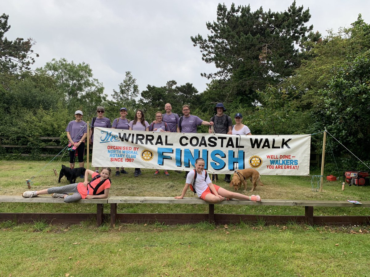 We did it! Thanks to everyone who sponsored us for @DementiaUK @wirralwalk #wirralwalk19 #doitfordementianurses #shattered