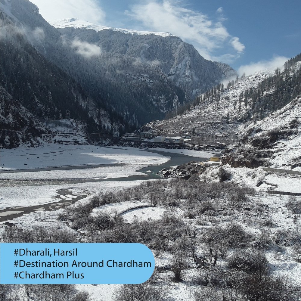 UTDBofficial's tweet photo. Located at a distance of 2km from #Harsil, Dharali is another picturesque village famous for its apple orchards. Striking views of these Apple Orchards all along the route to #Gangotri seem to be so beautiful and inviting. #DestinationsAroundChardham #ChardhamPlus https://t.co/BKAYT4mWLr