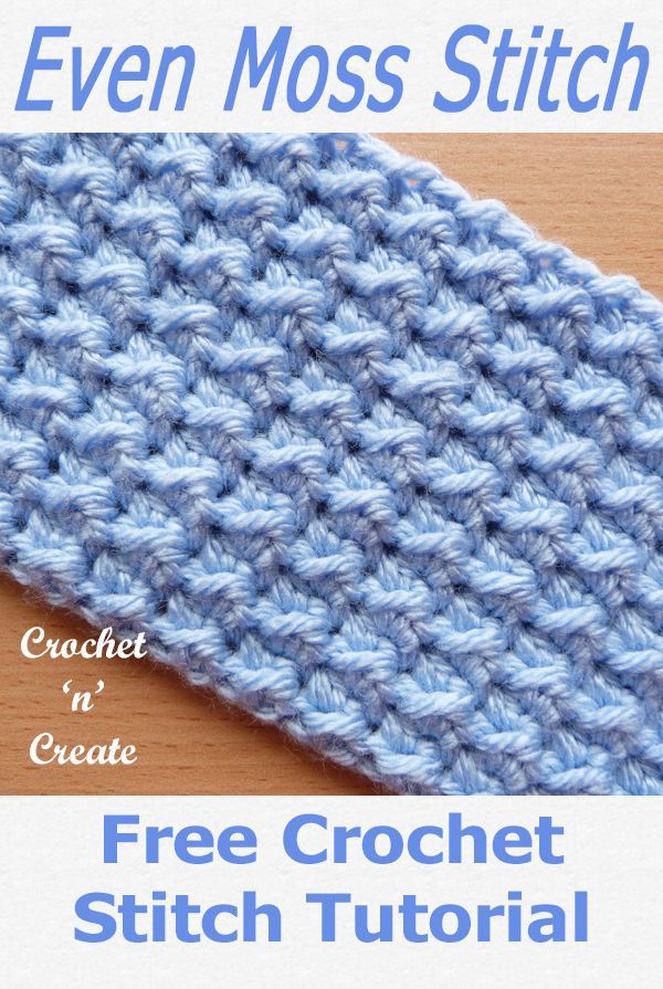 nickiscrafts's tweet photo. Just Pinned to Nicki's Homemade Crafts Community Board: Learn how to crochet the even moss stitch from my free crochet tutorial on #crochetncreate #freecrochetpatterns #crochet #crochetstitches #crochettutorials #crochetlearning #diy https://t.co/pLqUVGCYfP https://t.co/bvvAjHwZOD