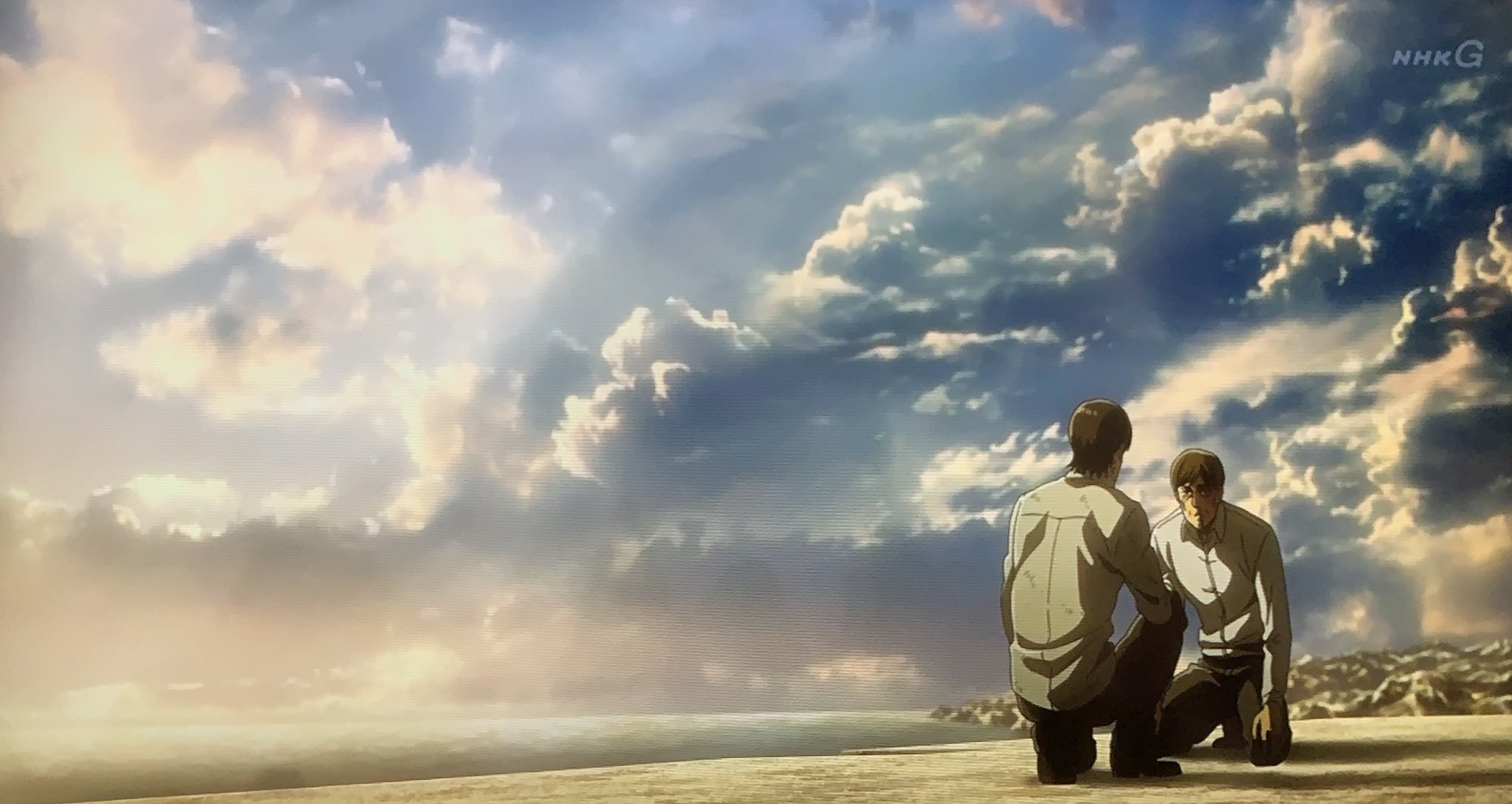 リオ 進撃って空の描写やばい 進撃の巨人season3 Shingeki リオ 進撃って空の描写やばい 進撃の巨人season3 Shingeki