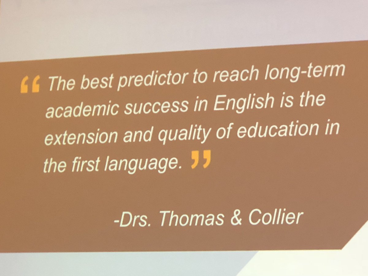 It’s been a perfect morning to hear and learn more about truly successful dual language programs with educators from  @ELPASO_ISD, @AustinISD,  @DallasISDMedia,@SAISD TALAS preconference sessions are educating many.  Thanks to @tasanet for your continued support. #ProudPresident