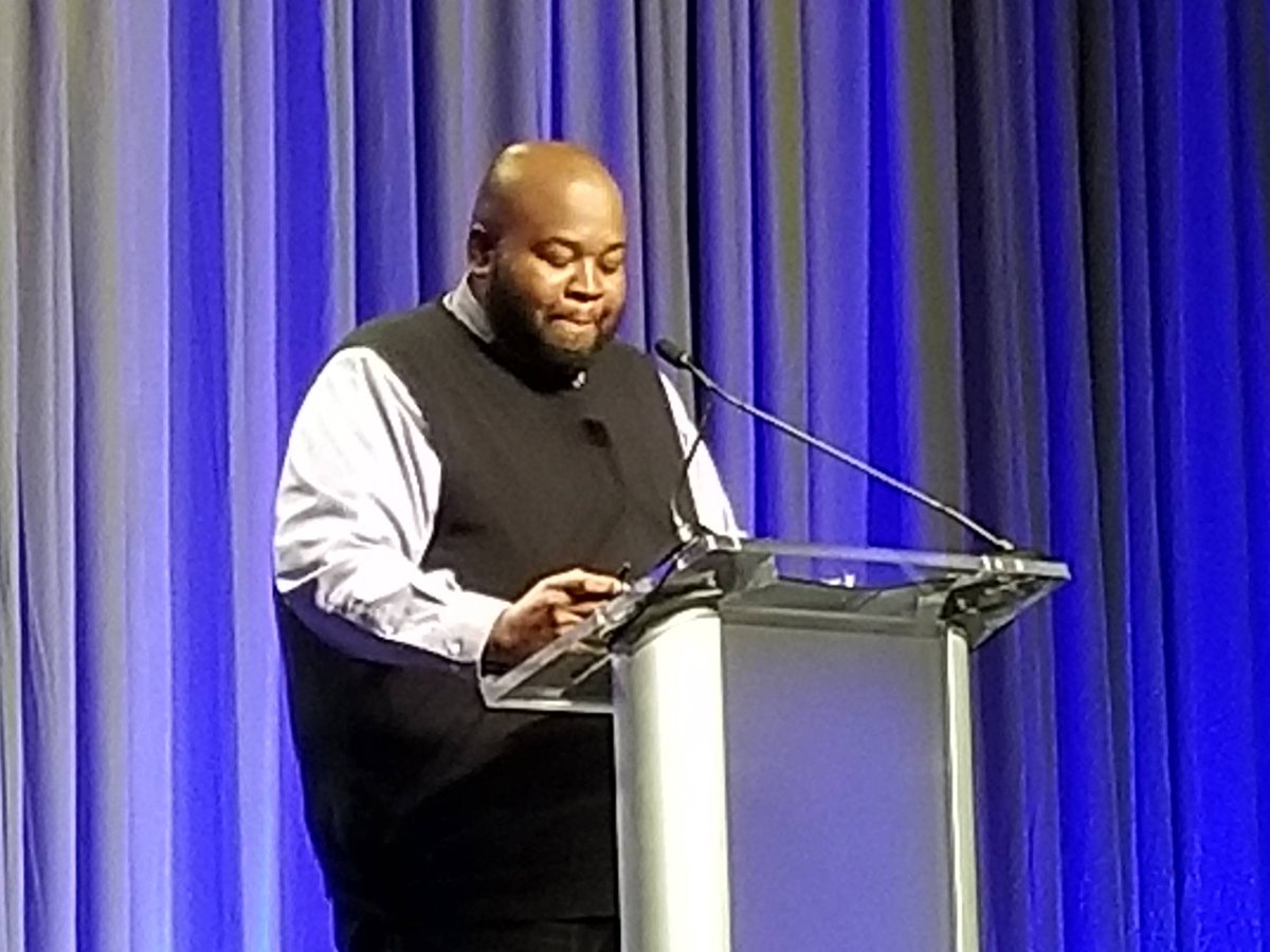 "You can not teach your students how to be empowered if you are not modeling behaviors that are empowering." - <a href="/RodRobinsonRVA/">2019 National Teacher of the Year</a> #EdRising19 #UseYourVoice #StudentVoice