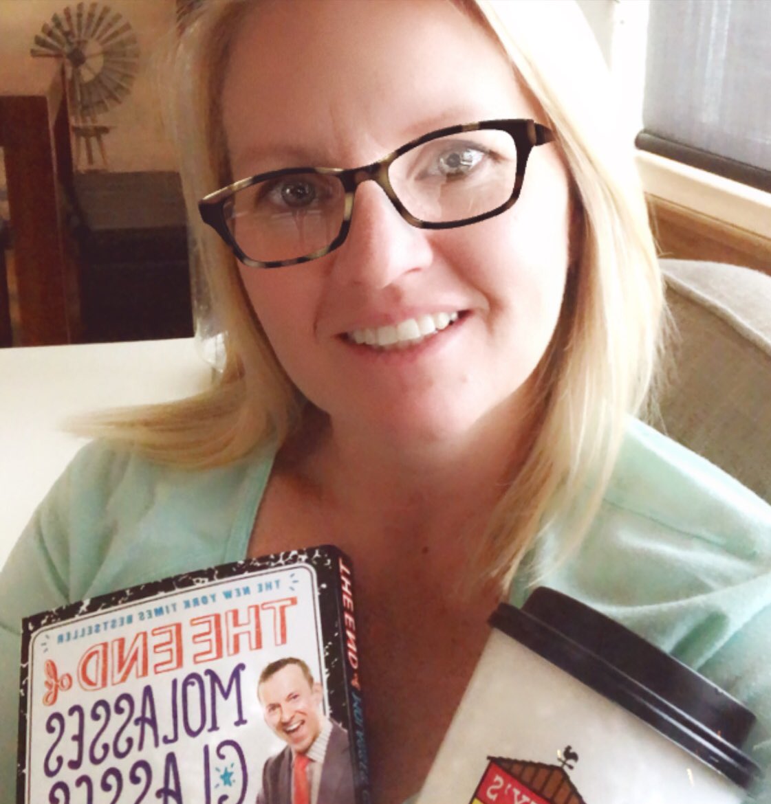 Coffee and a book on a rainy Sunday!  #CreekSSBingo <a href="/PrairieCR_Creek/">Prairie Creek</a> #baseballtournamentcancelled