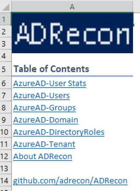 ADRecon tweet media