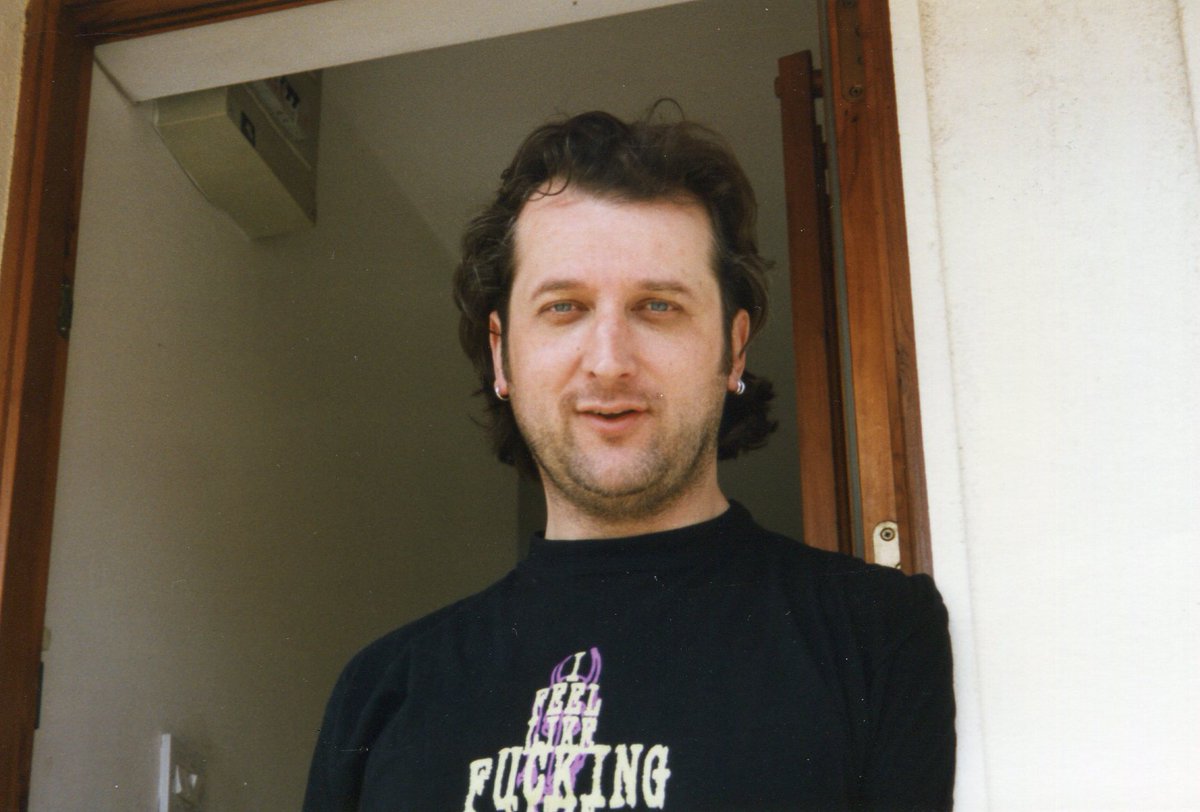 patomahony1's tweet photo. Damn, there's an old t-shirt I'd forgotten I had. Though I probably didn't wear it out very often back then (the mid '90s?) in fairness. No idea where it came from - or went. Probably was a music connection somewhere? Anyone? #satan #fuckthatforalaugh #devilsdelight #oohermatron https://t.co/Det1j0UU6q