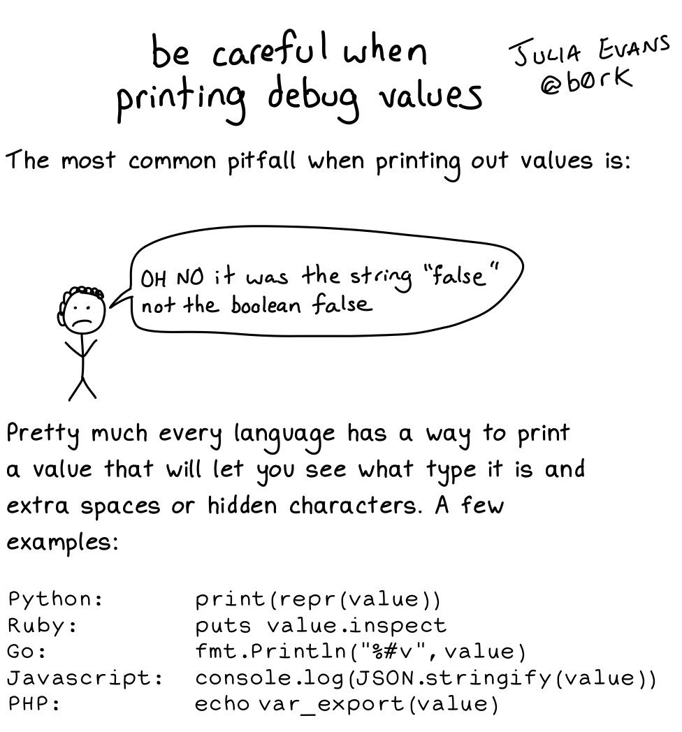 b0rk's tweet photo. and a related tidbit: be careful when printing out values to debug https://t.co/XvDIRy355Y