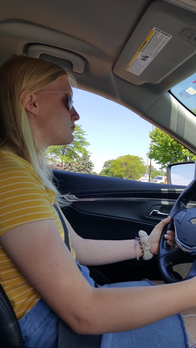 dadofdivas's tweet image. Yes... I am dealing with a new #Studentdriver... and she is doing great!