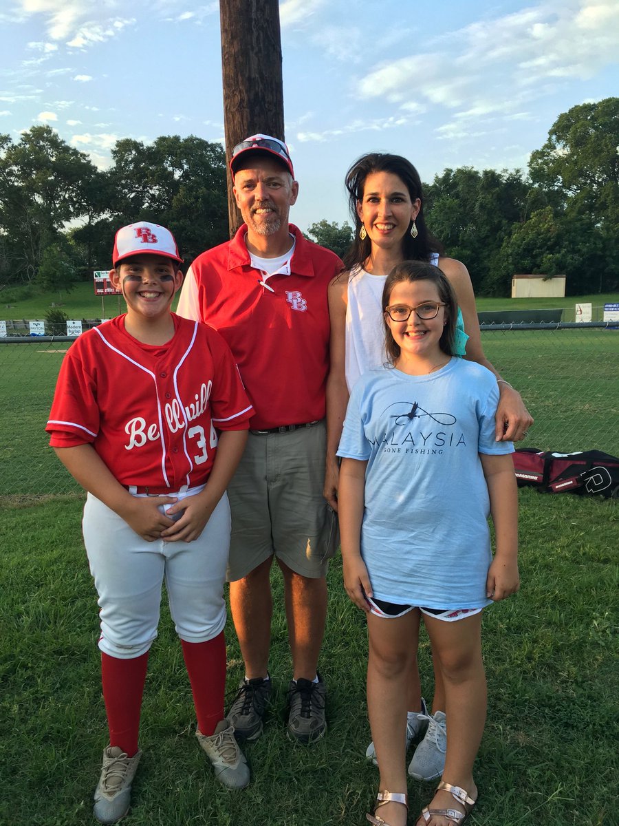 Celebrating the big win last night.