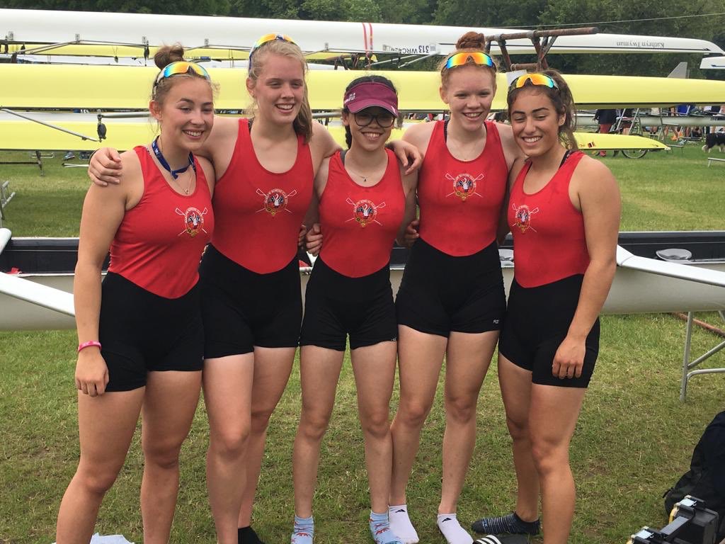 davidbrindle's tweet image. Winners of the Henley Women’s Regatta-2019, West End Trophy for J16 4+! @marlow_rowing @JuniorsMarlowRC @HolyportSport @WycHighSports #yeahMarlow #goBrindles