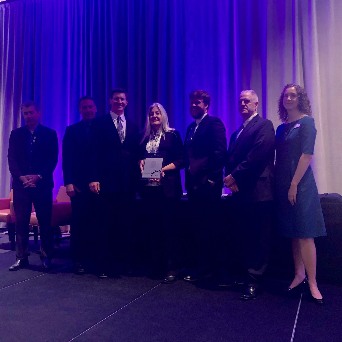 milobo's tweet image. Such an honor to accept the #ISTE19 Distinguished District Award with an incredible team! @svvsd #stvrainstorm @svvsddts #TeamworkMakesTheDreamWork