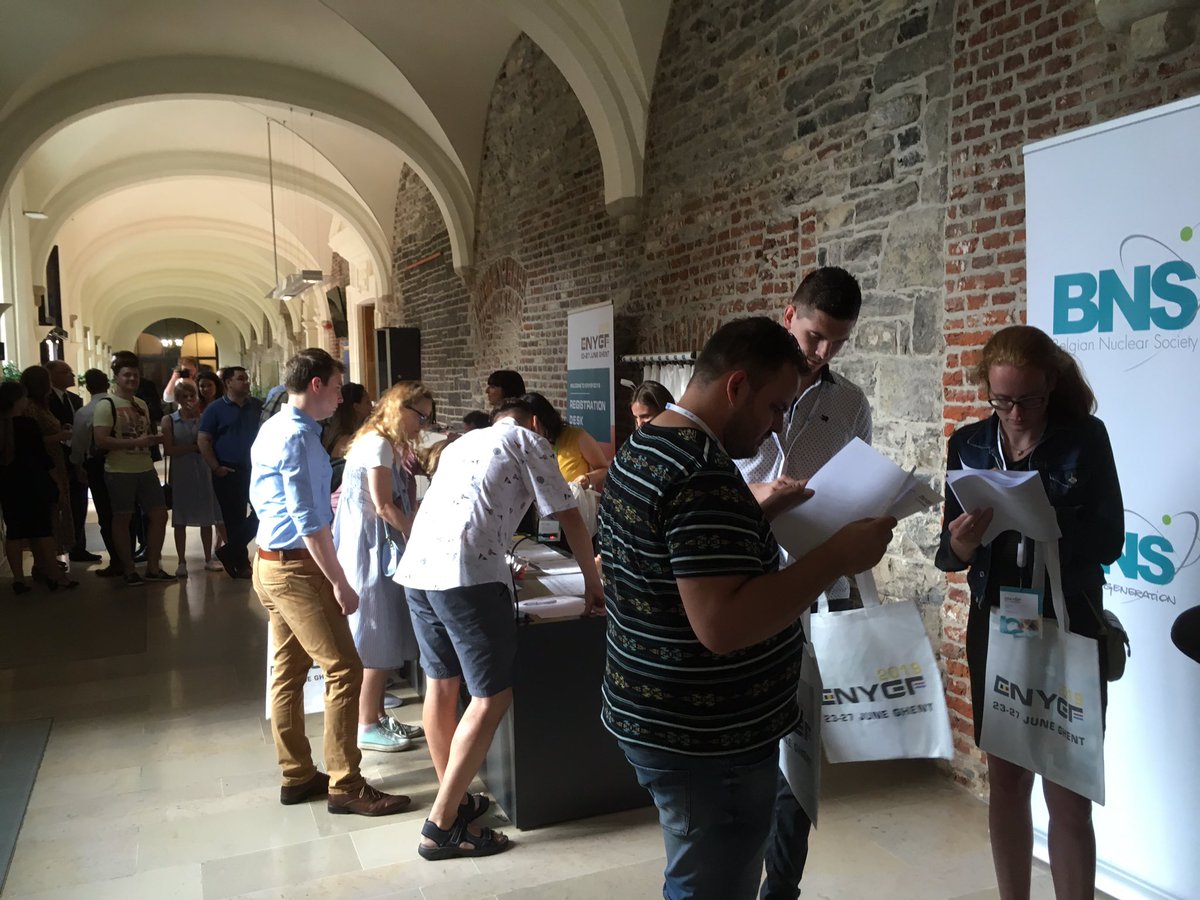 It’s starting! The #European #Nuclear #Young Generation Forum <a href="/ENYGF/">ENYGF</a> has opened its doors now in #Gent! WHOA!!!
#NuclearMedicine #NuclearForHealth #ENYGF #TechTransfer #YouGuysRock